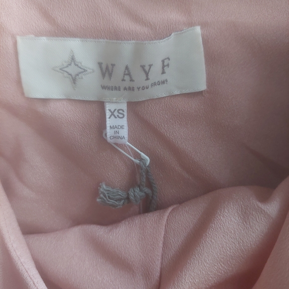 Wayf Pink Ruffle Top XS - Picture 5 of 6